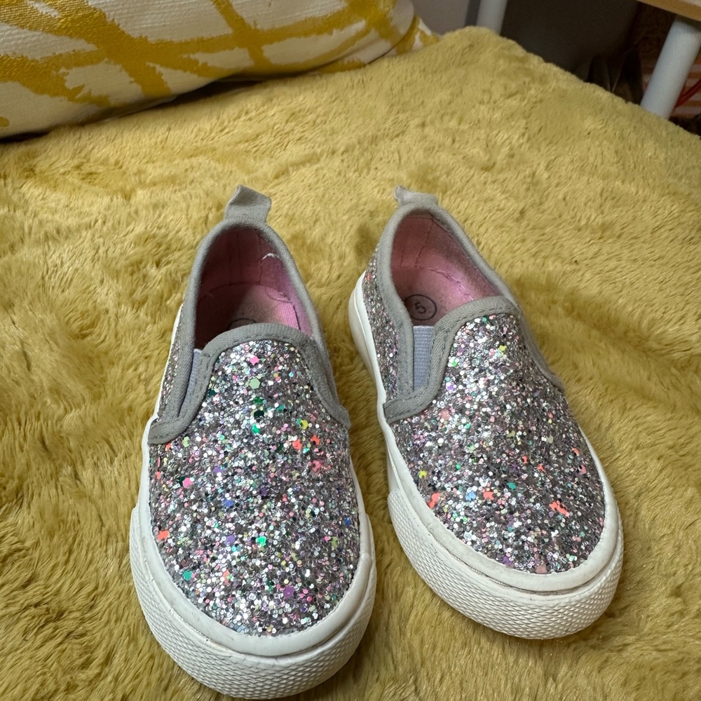 Glitter Slip-On Kids Shoes